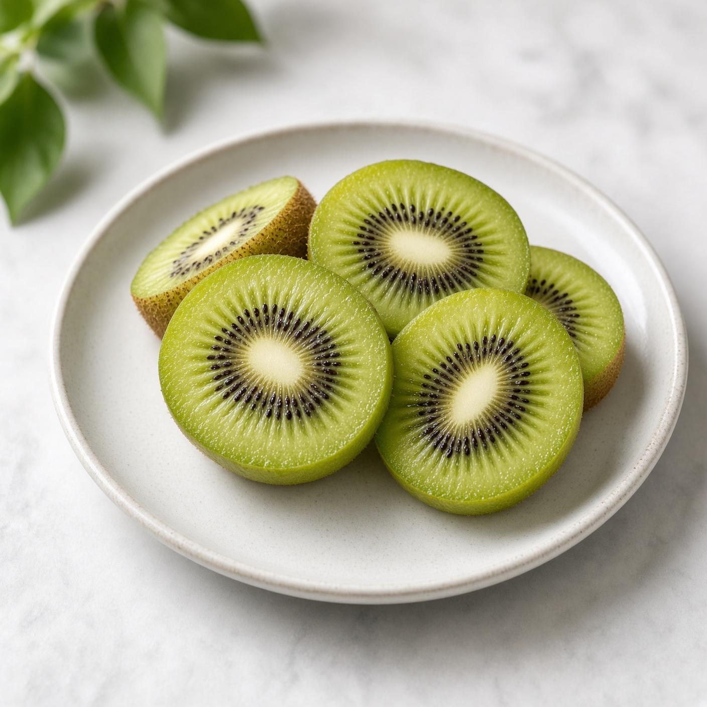 Sliced kiwi